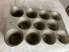 Vintage Wagner Ware Griswold Cast Iron B-1328 Muffin Baking Pan 11 Pieces USA picture