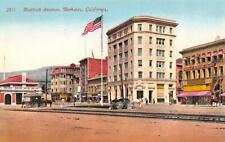 BERKELEY, CA  California  SHATTUCK AVENUE STREET SCENE-Wagons  c1910's Postcard picture