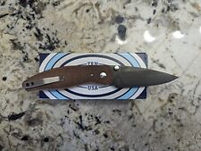 Three Rivers Manufacturing TRM Atom 20cv knife DLC blade micarta handle picture