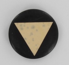 Inverted Pink Triangle 1980 Gay Civil Rights Homophobia Lesbian LGTQ Pride P1873 picture