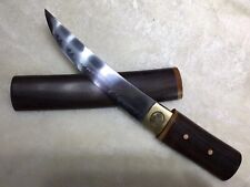 Japanese Traditional Tanto Handmade Clay Tempered T10 Steel knife Sharp* picture