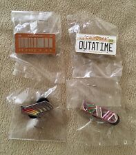 Rare Back to the Future MONDO Posters 2017 Enamel Pin Set DeLorean McFly New OOP picture