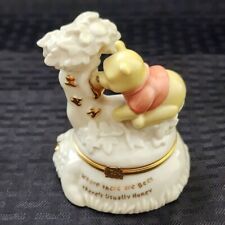 Lenox Disney Pooh's Treasure Of Honey Figurine With Bee Charm No Box picture