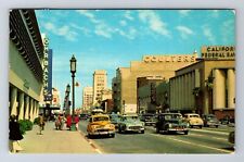 Los Angeles CA-California, Mile Wilshire Boulevard, Vintage c1956 Postcard picture