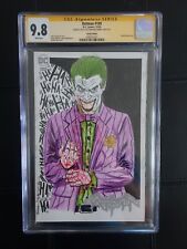 DC BATMAN #100 CGC 9.8 SS 🔑 Joker ORIGINAL ART SKETCH, LOW POP COUNT picture