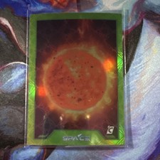 CARDSMITHS Space Betelgeuse #21 Serial Numbered /45 green tourmaline gemstone picture