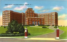Essex County Isolation Hospital Newark, NJ Linen Postcard Unposted picture