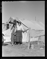 Drought refugees in California by Dorothea Lange (1895-1965) picture