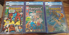 Fantastic Four Lot of 3 #101-102-103 CGC (1970) Jack Kirby picture