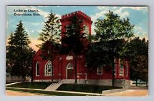 Columbiana OH-Ohio, Lutheran Church, c1915 Antique Vintage Postcard picture