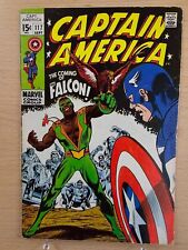 CAPTAIN AMERICA #117 (1969): Key- 1st App of Falcon: Nice Book picture