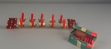 W Germany EikaKerzen Advent 26 Candle Box Set Lotus Flower Surviving Marriage. picture