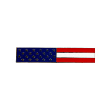 Uniform Insignia American Flag Bar Pin - Silver Backing picture