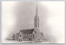 Bath England UK, St John's Catholic Church, Vintage Postcard picture