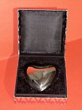 Brighton/ Love Heart /Filled Chime Paperweight/ Silver Tone/ Giftbox Jingles picture