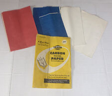 Vintage 1950s Traum Carbon Tracing Paper Dressmaker 4 Transfers 1956 MCM Prop picture