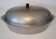 Vintage 18.5 Inch Hammered Club Aluminum Roaster Dutch Oven picture