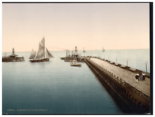 England, Lowestoft, Pier Head I Vintage Photochrome, Photochromy, Vintage Ph picture