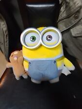 Minions Blushing Talking Bob Light Up with Teddy Bear Thinkway Plush picture