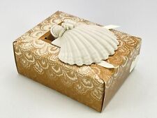 Vintage 1991 Margaret Furlong Seashell Angel Christmas Ornament 4