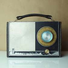 1965 Vintage MOTOROLA Leather Case Transistor Radio w/ Bluetooth Technology. Mod picture