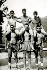 Stack of Male Athletes from the 50s - 60s gay man's collection 4x6 boxers? picture