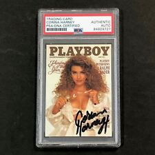 1992 Playboy #17 Corina Harney Signed Card PSA/DNA Encapsulated Autographed Slab picture