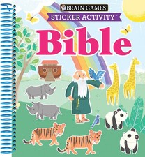 Brain Games - Sticker Activity: Bible - Early Learning for Kids Ages 3-6 |... picture