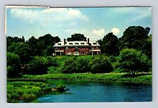 Concord MA-Massachusetts, North Bridge Visitor Center, Antique Vintage Postcard picture