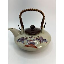 Vtg 1970's Japanese Teapot With Scene picture