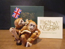 Harmony Kingdom Brotherly Love Gibbons Embrace UK Made Box Figurine LE 200 RARE picture