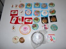 1984 Olympics Lot of Buttons Patch & Grille Emblem Vintage picture