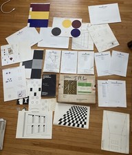 PSEUDO-ISOCHROMATIC PLATES FOR TESTING COLOR PERCEPTION test kit BOOK AO VTG picture