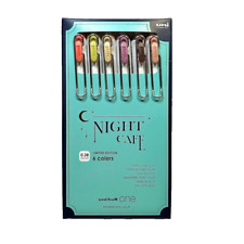 Limited Edition Uni-ball Night Cafe Pen Set - 0.38mm Tip, 6 Vibrant Colors-Rare picture