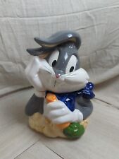 Vintage 1993 Warner Bros, Inc. Looney Tunes Bugs Bunny Cookie Jar 10.75 In Tall picture