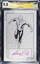 Marcus To Webs & Mutations Sketchbook CGC JSA 9.8 Signed 33/50 Virgin Limited 50 picture