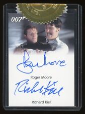 2009 Rittenhouse James Bond 007 Roger Moore & Richard Kiel Dual Autograph Auto picture
