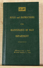 1981 Louisville Nashville Railroad Employees Rules Maintenance Of Way Department picture