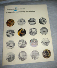 VINTAGE PUBLICATION HP HEWLETT PACKARD CAREERS IN ENGINEERING BIO's c.1970 picture