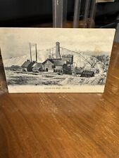 1909  Zinc Lead Mine Joplin Missouri MO Postmarked Undivided Back Postcard picture