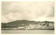 1940s Pacific Northwest Waterfront Town RPPC Photo Postcard 22-3603 picture