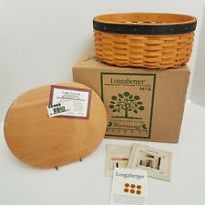 Longaberger Collectors Club Shaker Harmony #2 Basket+Lid+Box~NEW~2nd in Series picture