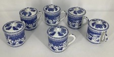 Chien- Lung Dynasty Marked Style Blue White Porcelain Cup with Lid picture