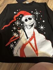Disney Tim Burtons The Nightmare Before Christmas Sweat Shirt Size Large picture