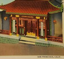 Vintage San Francisco Postcard Chinese Telephone Exchange Piltz Co. Post Card picture