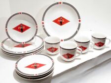 Coca Cola Dinnerware 12 Piece Set Dinner & Salad Plates, Mugs 2003 By Gibson USA picture