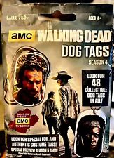 Walking Dead Season 4 Dog Tags AMC Brand New 2015 picture