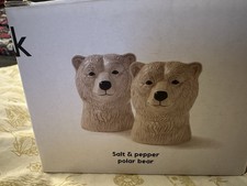 &klevering Polar Bear Salt & Pepper Set. Designed In The Netherlands. Quirky.Fun picture
