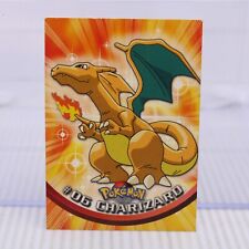 A6 Pokemon Topps Card TV Animation Edition Charizard #006 Non Holo Blue Logo picture