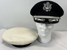 Vtg USAF Air Force Berkshire Officer Mess Dress Hat Cap Set GUC *lot Of 2* picture